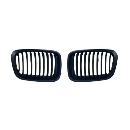 Μάσκα για BMW E46 sedan και combi (1998-2001) και compact (2001-2005) - μαύρη - 2τμχ.