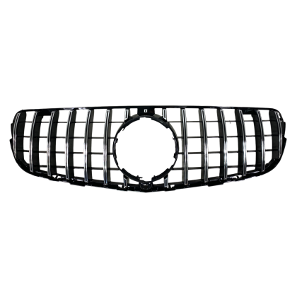 Μάσκα για Mercedes GLC X253 (2016-2019) chrome/black - GT