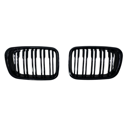 Μάσκα για BMW E46 (1998-2001) sedan - διπλές γυαλιστερές - 2τμχ.