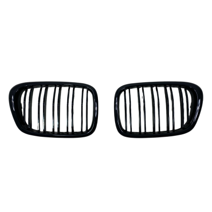 Μάσκα για BMW E39 (1995-2003) - διπλές γυαλιστερές - 2τμχ.