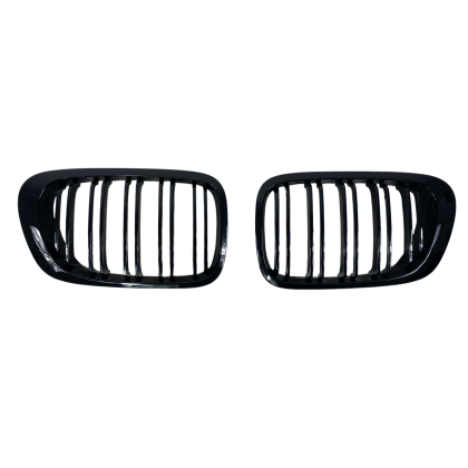 Μάσκα για BMW E46 (1998-2003) coupe - διπλές γυαλιστερές - 2τμχ.