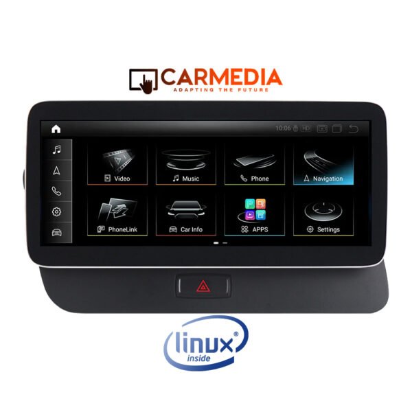 CARMEDIA CMLA1025L PRO 10,25'' OEM AUDI Q5-A5 2008-2016 MMI3G