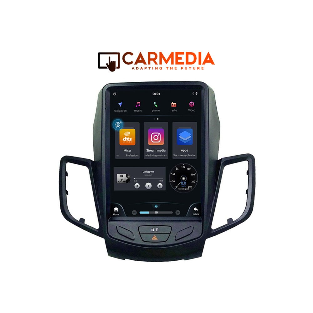 CARMEDIA-TESLA-FORD-FIESTA-2008-2018-framecable