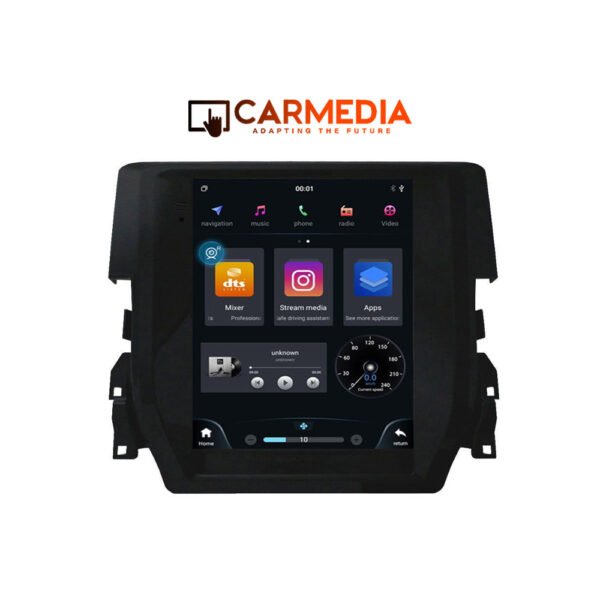 CARMEDIA CMV2097-13 TESLA 9.7'' OEM HONDA CIVIC 2016-2021