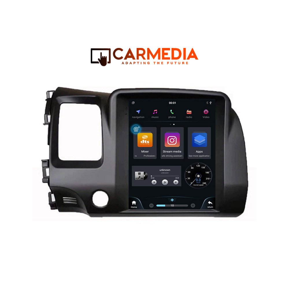CARMEDIA-TESLA-HONDA-CIVIC-4D-2006-2012-framecable