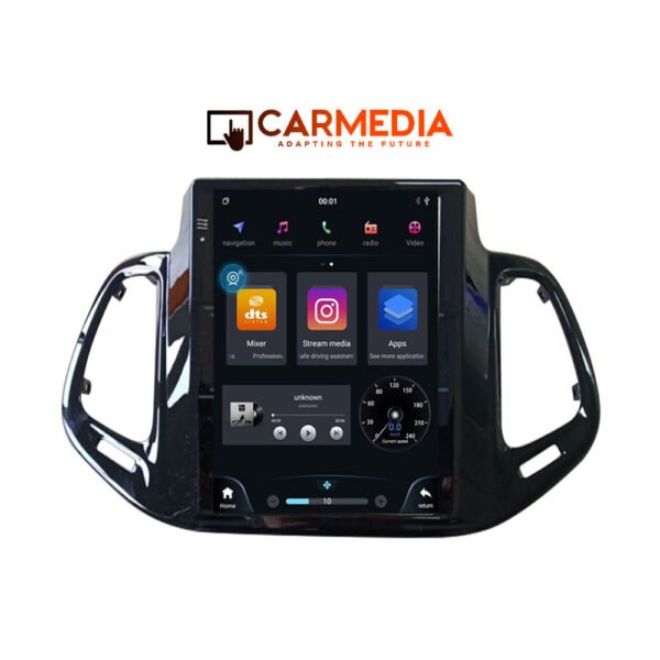 CARMEDIA CMV2097-13 TESLA 9.7'' OEM JEEP COMPASS 2017-2022