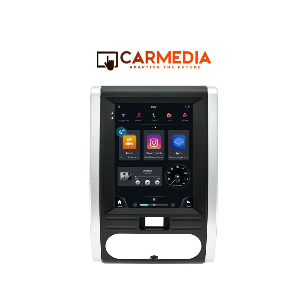 CARMEDIA-TESLA-NISSAN-XTRAIL-2007-2013-SILVER-BLACK-framecable