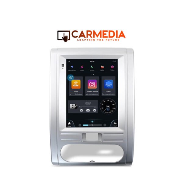 CARMEDIA CMV2097-13 TESLA 9.7'' OEM NISSAN XTRAIL 2007-2013 SILVER