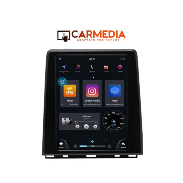 CARMEDIA CMV2897-13 TESLA 9.7'' OEM RENAULT CLIO - CAPTUR 2019+ (HIGH VERSION)