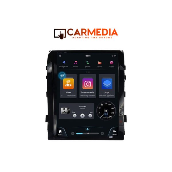 CARMEDIA CMV8097-13 TESLA 9.7'' OEM TOYOTA LANDCRUISER 2008-2015 (MIDDLE LEVEL)