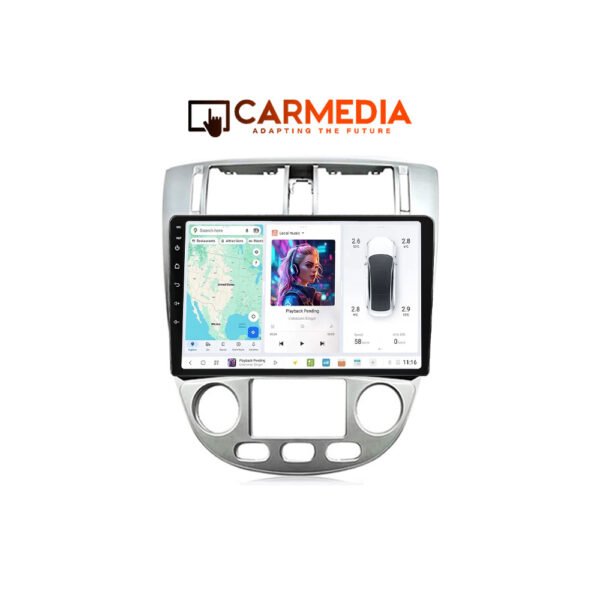 CARMEDIA CMDU410-3 TABLET 10'' OEM CHEVROLET LACETTI / EXCELLE SILVER