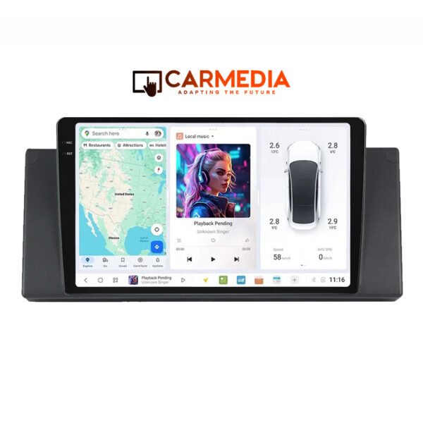 CARMEDIA CMDU12095-7 PRO PLUS TABLET 9.5'' OEM BMW SERIES 5 (E39) 1997-2005 | X5 (E53) 1999-2006