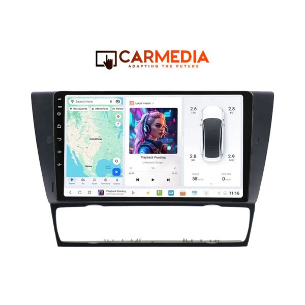 CARMEDIA CMDU409-3 TABLET 9'' OEM BMW SERIES 3 (E90-91-92-93) 2005-2012