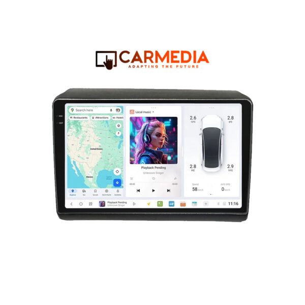 CARMEDIA CMDU4095-5 PRO PLUS TABLET 9.5'' OEM FIAT DUCATO | CITROEN JUMPER | PEUGEOT BOXER 2006-2011