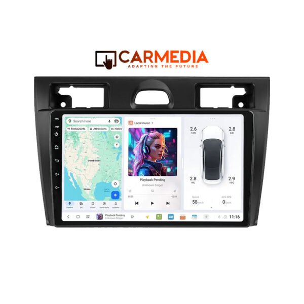 CARMEDIA CMDU409-3 TABLET 9'' OEM FORD FIESTA 2005-2008