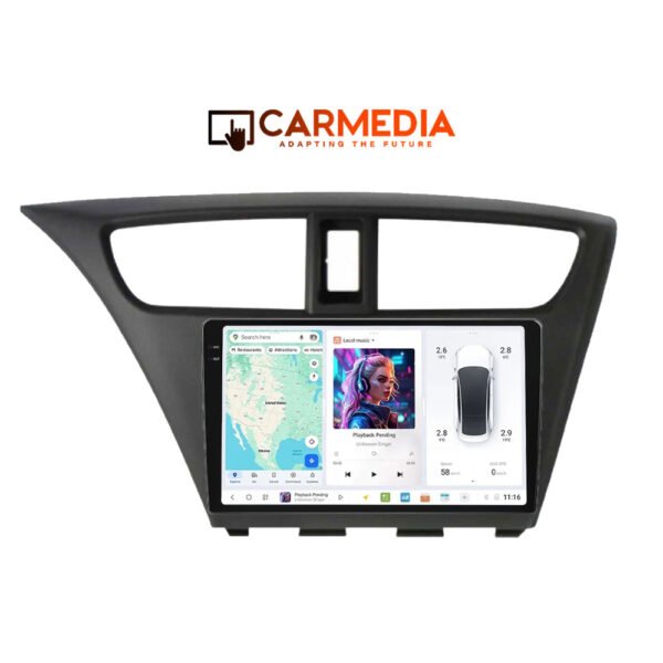 CARMEDIA CMDU12095-7 PRO PLUS TABLET 9.5'' OEM HONDA CIVIC 2012-2016