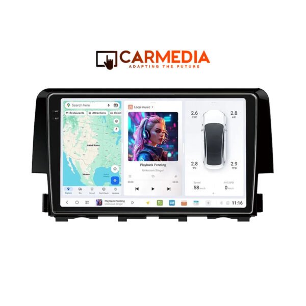 CARMEDIA CMDU12095-7 PRO PLUS TABLET 9.5'' OEM HONDA CIVIC 2016+
