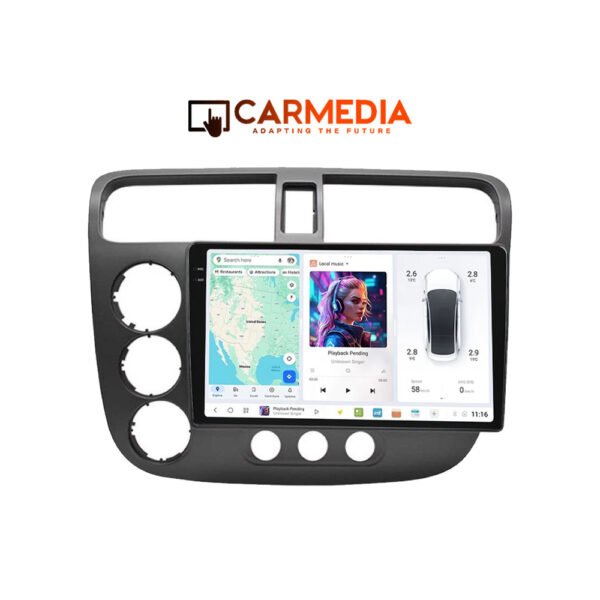 CARMEDIA CMDU12095-7 PRO PLUS TABLET 9.5'' OEM HONDA CIVIC 4D 2001-2006