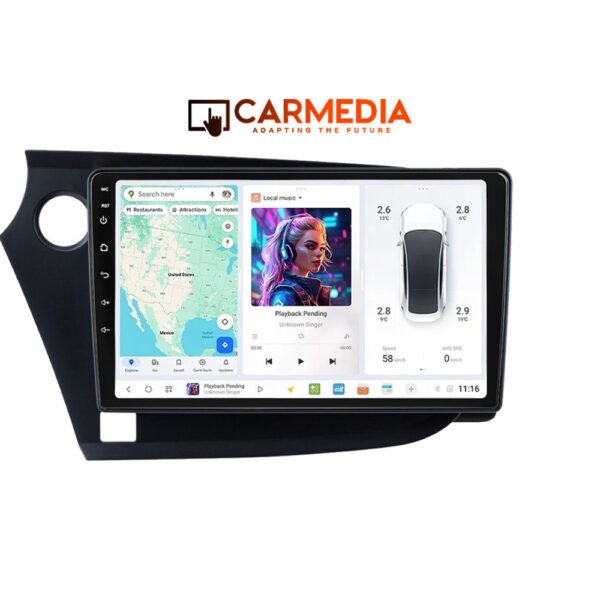 CARMEDIA CMDU409-3 TABLET 9'' OEM HONDA INSIGHT 2009-2014