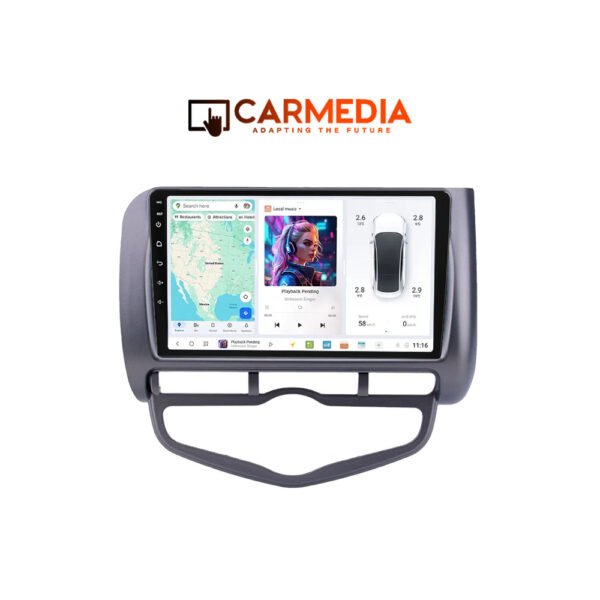 CARMEDIA CMDU409-3 TABLET 9'' OEM HONDA JAZZ 2002-2008 CLIMA