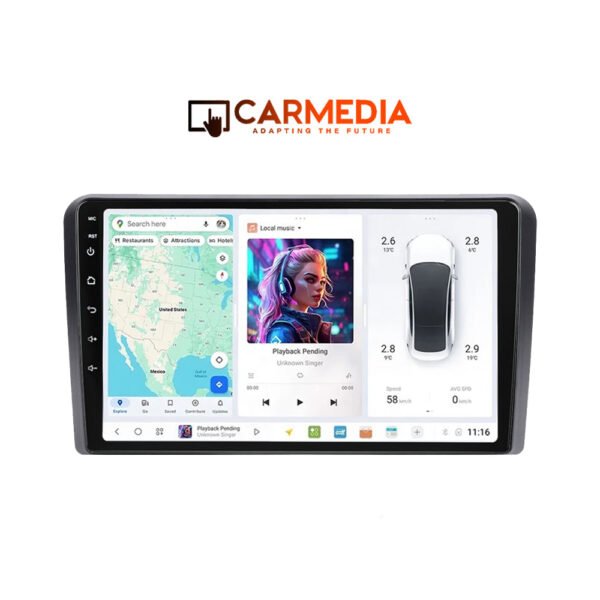 CARMEDIA CMDU410-3 TABLET 10'' OEM HONDA JAZZ 2019+