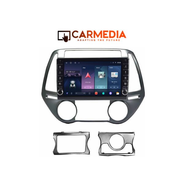 CARMEDIA CM2089B-13 KNOB TABLET 9'' OEM HYUNDAI i20 2008-2012 A/C-CLIMA