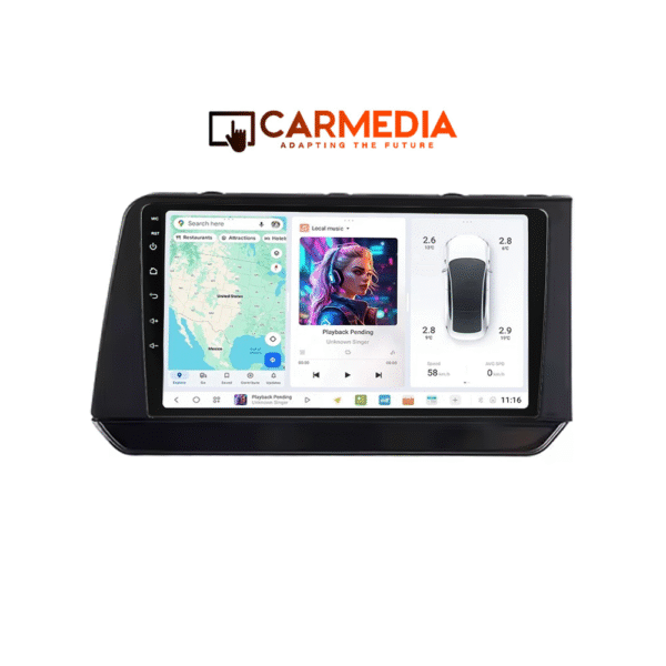 CARMEDIA CMDU410-3 TABLET 10'' OEM NISSAN NOTE 2021+ RHD