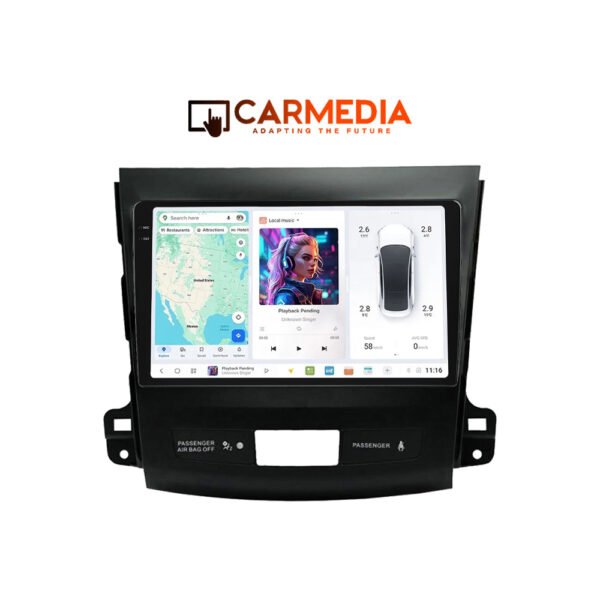 CARMEDIA CMDU12095-7 PRO PLUS TABLET 9.5'' OEM CITROEN C-CROSSER 2007 | MITSUBISHI OUTLANDER | PEUGEOT 4007 2006-2012