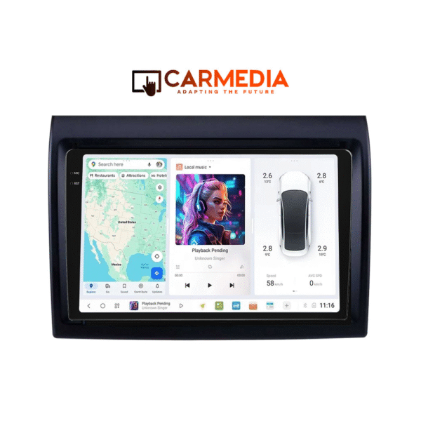 CARMEDIA CMDU12095-7 PRO PLUS TABLET 9.5'' OEM CITROEN JUMPER 2011+