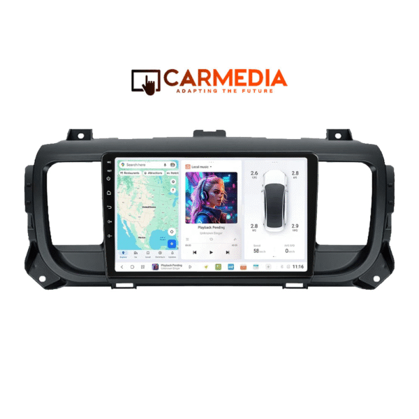 CARMEDIA CMDU409-3 TABLET 9'' OEM CITROEN JUMPY-SPACETOURER | PEUGEOT EXPERT-TRAVELLER | TOYOTA PROACE 2016+