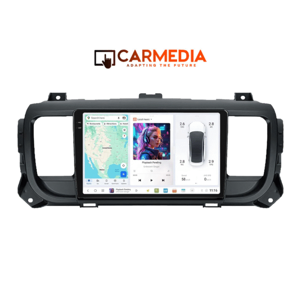 CARMEDIA CMDU12095-7 PRO PLUS TABLET 9.5'' OEM CITROEN JUMPY-SPACETOURER | PEUGEOT EXPERT-TRAVELLER | TOYOTA PROACE 2016+
