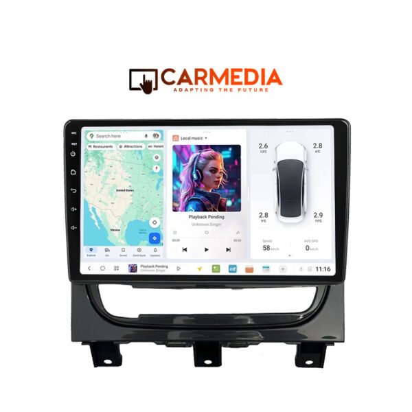 CARMEDIA CMDU409-3 TABLET 9'' OEM FIAT STRADA 2012-2020