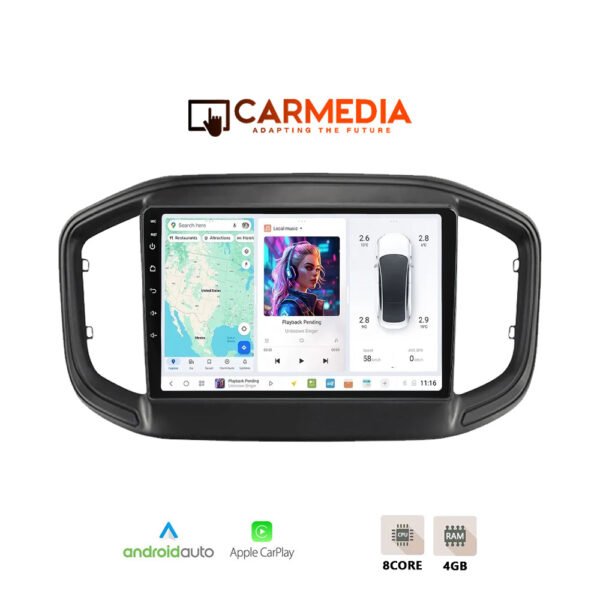 CARMEDIA CMDU409-3 TABLET 9'' OEM FIAT STRADA 2020+