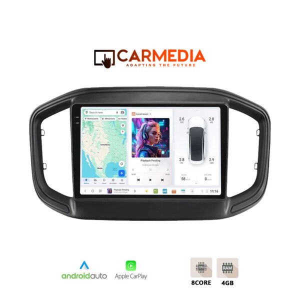CARMEDIA CMDU12095-7 PRO PLUS TABLET 9.5'' OEM FIAT STRADA 2020+