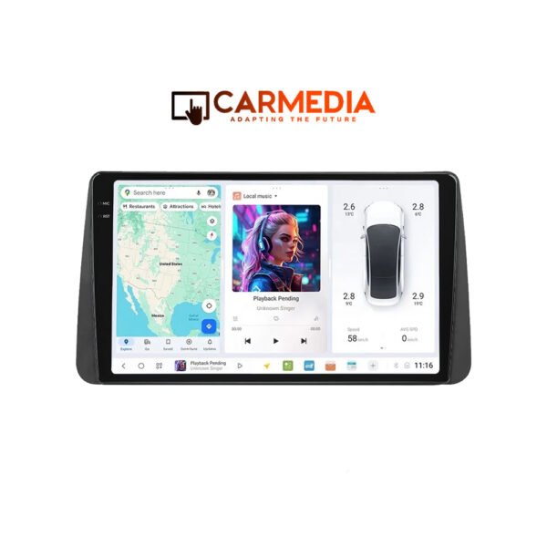 CARMEDIA CMDU8095-7 PRO PLUS TABLET 9.5'' OEM FIAT TIPO 2015-2018 V2