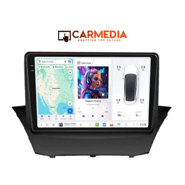 CARMEDIA CMDU12095-7 PRO PLUS TABLET 9.5'' OEM FORD FIESTA 2008-2018