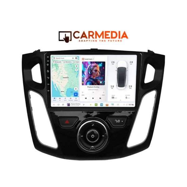 CARMEDIA CMDU409-3 TABLET 9'' OEM FORD FOCUS 2011-2018