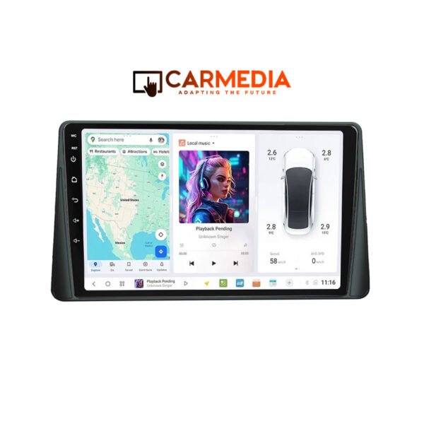 CARMEDIA CMDU409-3 TABLET 9'' OEM FORD FOCUS 2019+