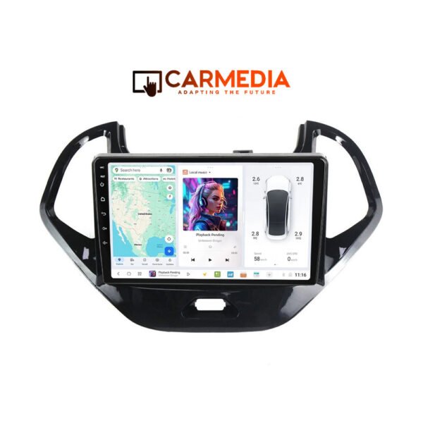 CARMEDIA CMDU409-3 TABLET 9'' OEM FORD KA 2017+ BLACK