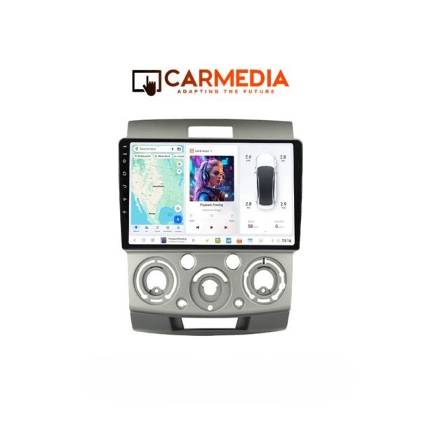 CARMEDIA CMDU409-3 TABLET 9'' OEM FORD RANGER | MAZDA BT50 2006-2011