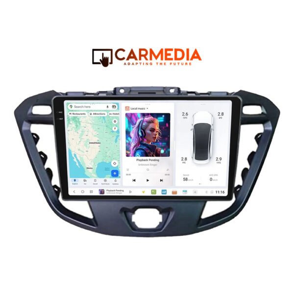 CARMEDIA CMDU12095-7 PRO PLUS TABLET 9.5'' OEM FORD TRANSIT CUSTOM| TOURNEO CUSTOM 2013-2019