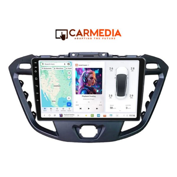 CARMEDIA CMDU409-3 TABLET 9'' OEM FORD TRANSIT CUSTOM| TOURNEO CUSTOM 2013-2019
