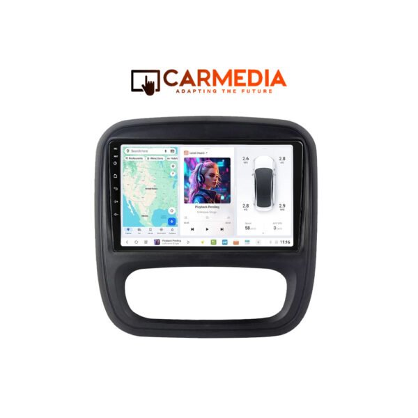 CARMEDIA CMDU409-3 TABLET 9'' OEM OPEL VIVARO | RENAULT TRAFIC | FIAT TALENTO | NISSAN NV300 2014+