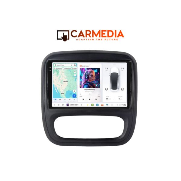 CARMEDIA CMDU12095-7 PRO PLUS TABLET 9.5'' OEM OPEL VIVARO | RENAULT TRAFIC | FIAT TALENTO | NISSAN NV300 2014+