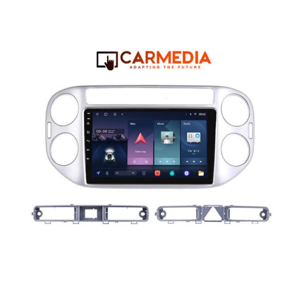 CARMEDIA CM209P-13 PERFORMANCE TABLET 9'' OEM VW TIGUAN 2004-2016 SILVER