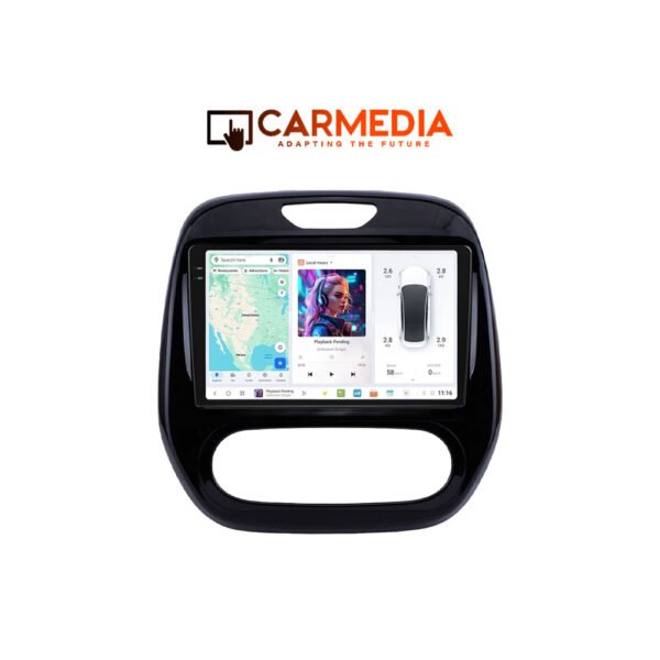 CARMEDIA CMDU4095-5 PRO PLUS TABLET 9.5'' OEM RENAULT CAPTUR 2013-2019 A/C