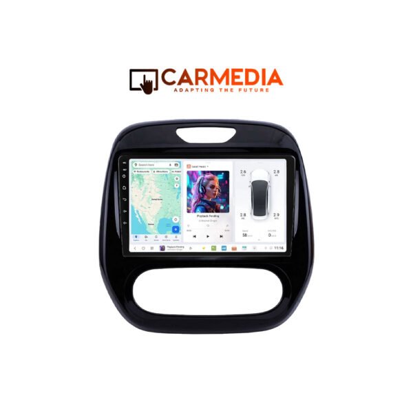 CARMEDIA CMDU409-3 TABLET 9'' OEM RENAULT CAPTUR 2013-2019 A/C