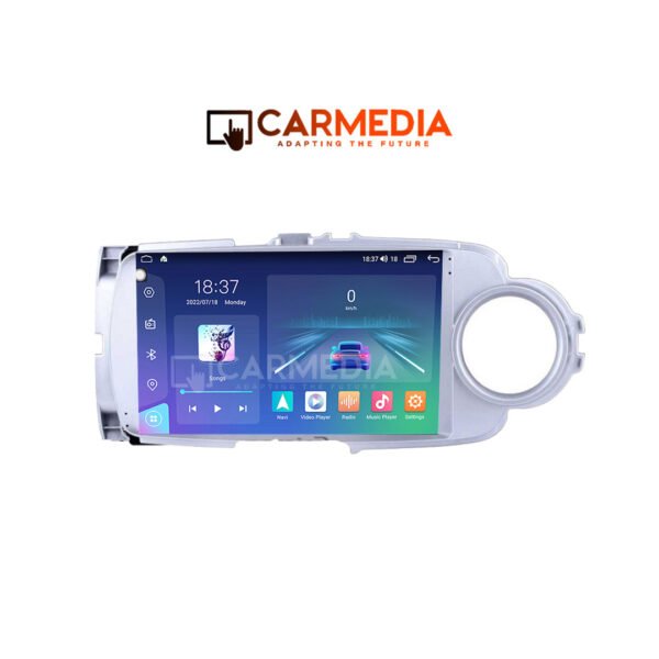 CARMEDIA CM809-13 TABLET 9'' OEM TOYOTA YARIS 2011-2020 SILVER RHD