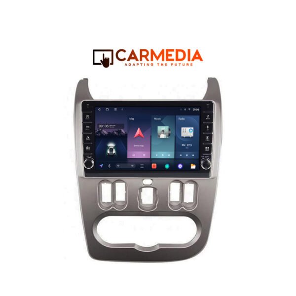 CARMEDIA CM2089B-13 KNOB TABLET 9'' OEM DACIA DUSTER - LOGAN - SANDERO 2006-2012 V2